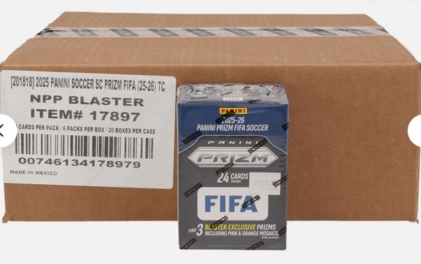 2025-26 PANINI PRIZM FIFA soccer blaster box sealed case