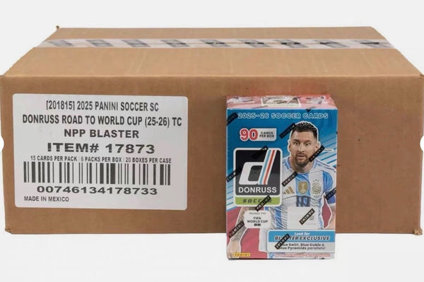 2025-26 Panini Donruss World Cup Soccer Blaster Box Factory Sealed Case